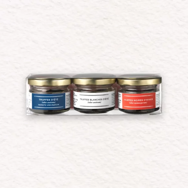 Coffret trois verrines de truffe Pébeyre