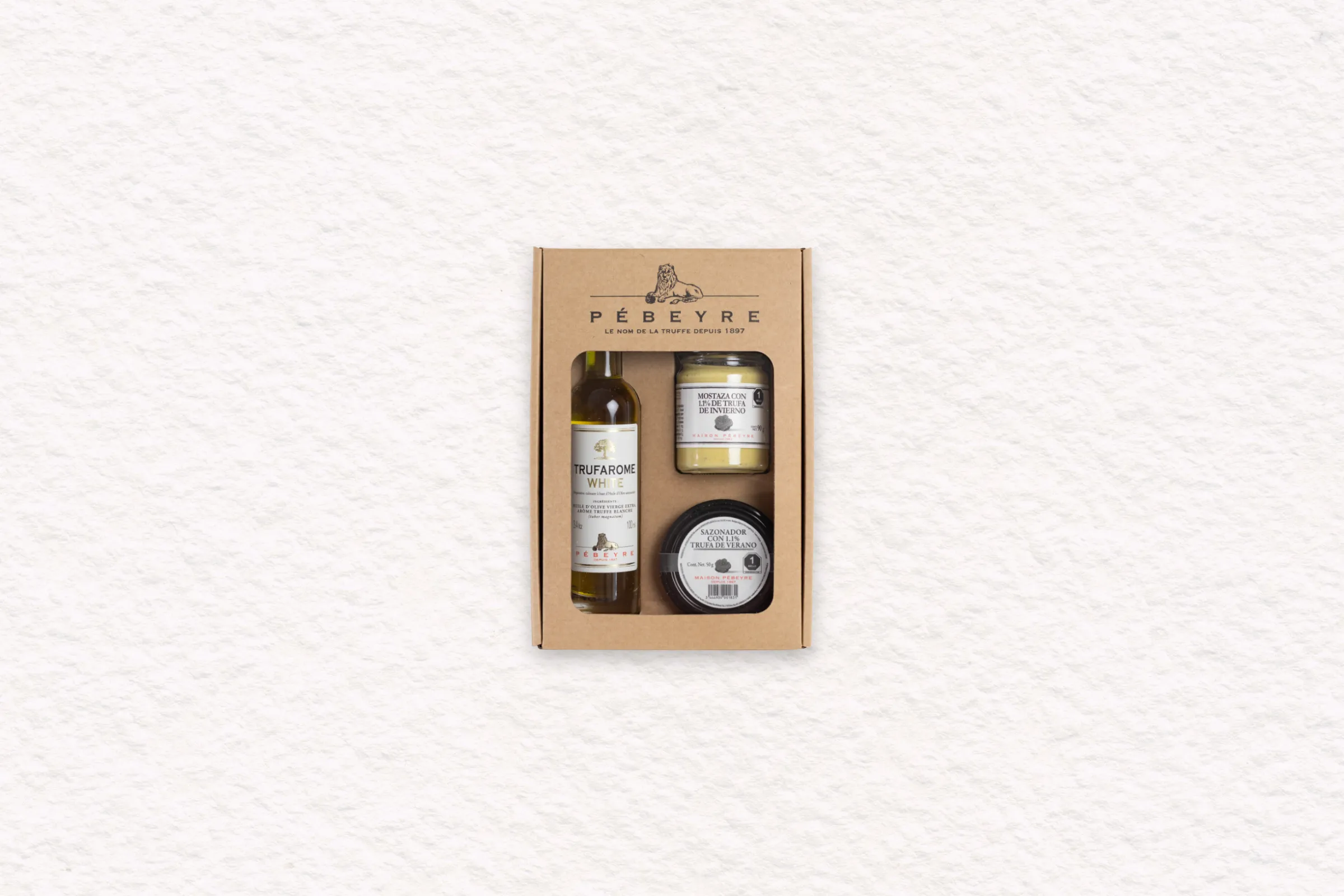 Coffrets cadeau à la truffe Pébeyre, épicerie fine