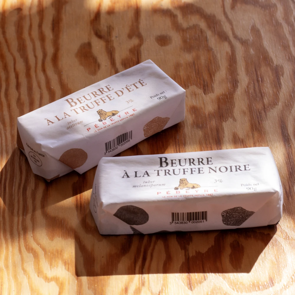 Les beurres à la truffe de Pébeyre