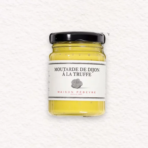 Pot de moutarde à la truffe noire Pébeyre