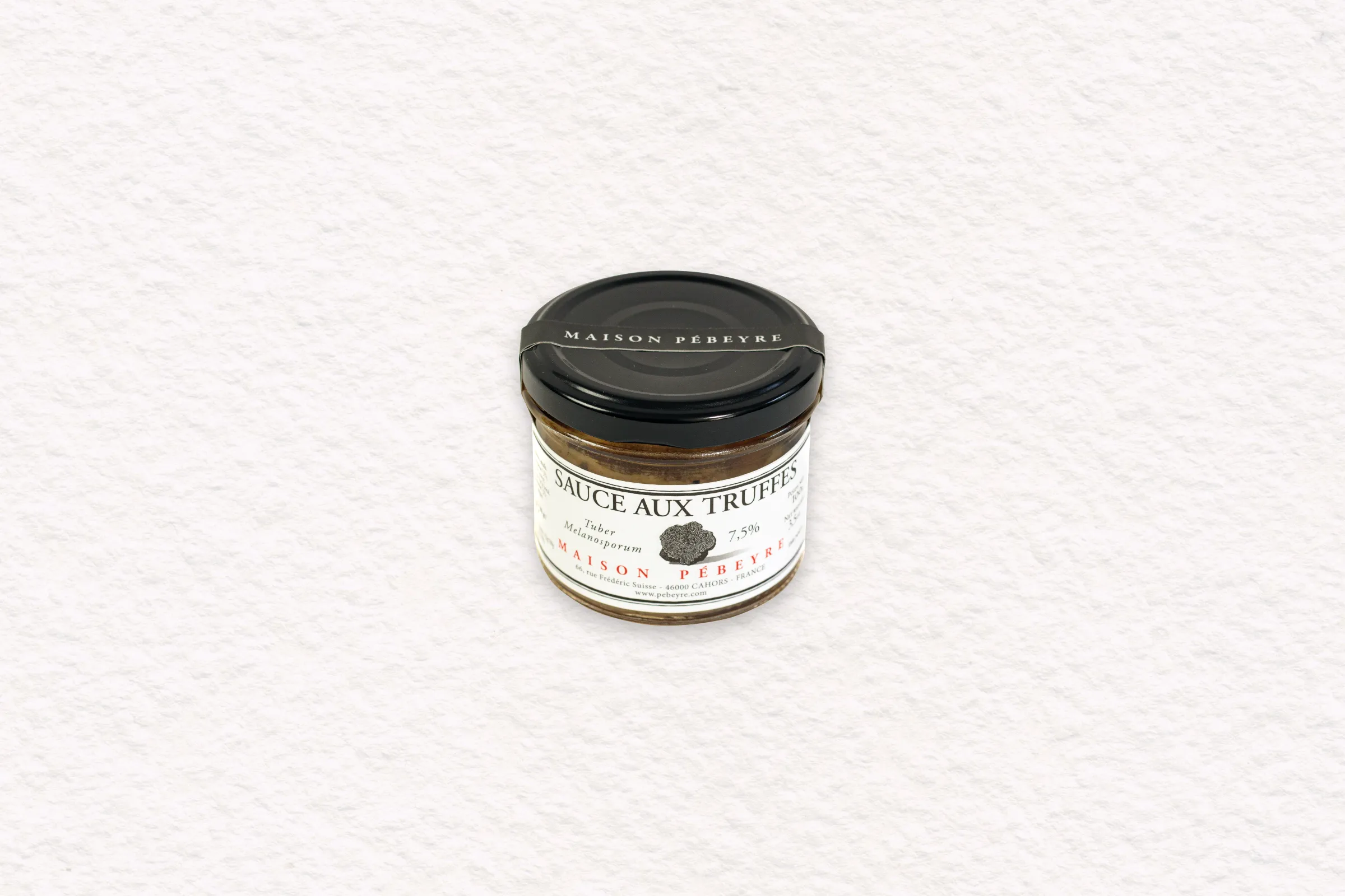 Pots de sauce aux truffes 7,5 % Pébeyre
