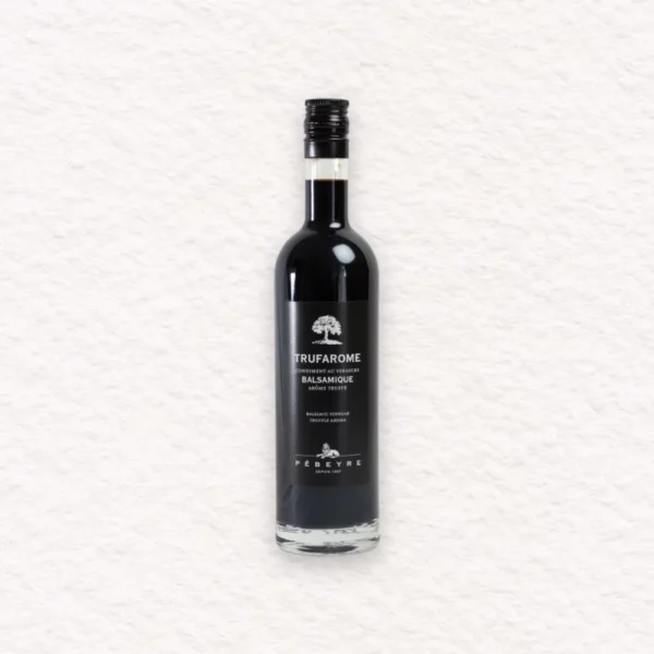 Bouteille de vinaigre arôme truffe noire Pébeyre